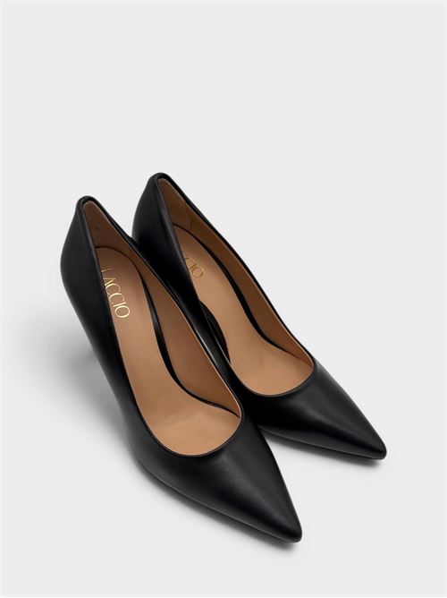Décolleté nera con tacco 9 cm IL LACCIO | R153NAPPANERO